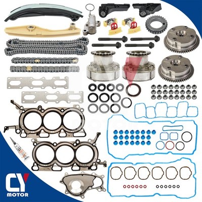 Kit De Cadena De Distribución Head Gasket Cam VVT For Ford Mustang F-150 3.7L