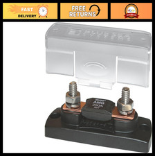 MEGA/AMG Fuse Block with Cover, 100-300 Amp, 32V DC, Marine Electrical Accessory