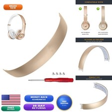 Solo 3 Solo 2 Headband Replacement for Beats by Dr Dre B0518/B0534 Gold