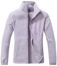 Women's Full Zip Soft Polar Fleece Jacket Outdoor Recreation Coat with Pocket...