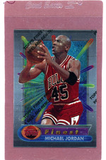 MICHAEL JORDAN  1994 TOPPS FINEST /COATING !!   CARD# 331  JERSEY #  " 45 "