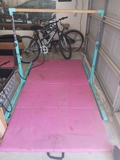    Gymnastics   Adjustable beam and bar set   two mats   