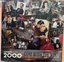 SPRINGBOK Hallmark Gone With The Wind 2000 Piece Puzzle 1995, Sealed, New