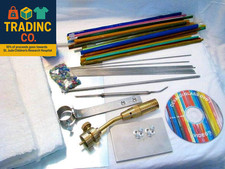 Lampworking, Blowing, Beadmaking COE 104 Beginner Starter Kit - Basic