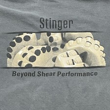 Schlumberger Oilfield Stinger Smith Bits Print T Shirt Sz Large Vintage Rare