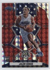 2021-22 Panini Mosaic National Pride Red Mosaic Prizm Jalen Suggs #256 3x7