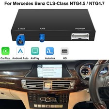 Wireless CarPlay Android Auto Schnittstelle Modul f&uuml;r Benz CLS-Klasse NTG4.5/4.7