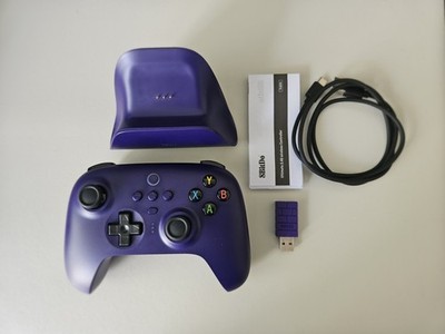 8BitDo Ultimate 2.4G/Bluetooth/USB Controller mit Hall Effect Joysticks, Lila