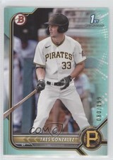 2022 Bowman Draft Aqua 80/199 Tres Gonzalez #BD-157 0xn3