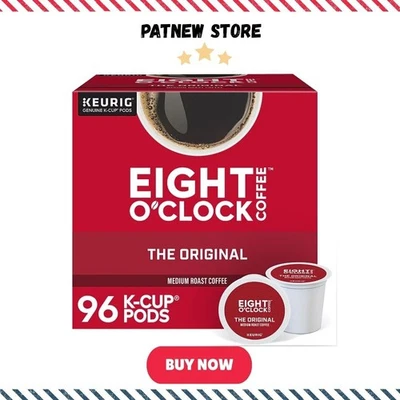 Eight O'Clock Original Coffee K-Cup Pods, Medium Roast, 96/Carton - HOT