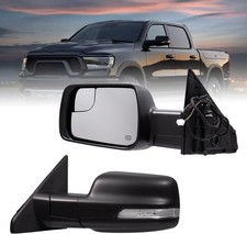 Left Driver Side Mirror For 2019-2025 Ram 1500 With Manual Foldingheatedpower