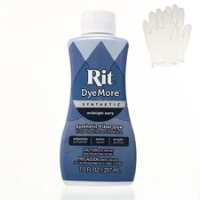 Rit DyeMore 7 Oz. Synthetic Liquid Fiber Dye Single Pack with Plastic Gloves