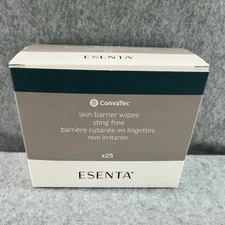 25 ConvaTec 423392 Esenta Skin Barrier Wipes Sting Free (Exp:2028)