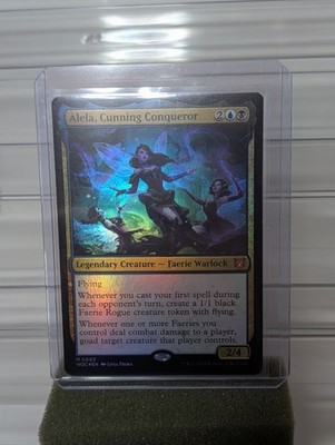 MTG Alela, Cunning Conqueror Foil WOC 3 - Magic The Gathering Card | eBay