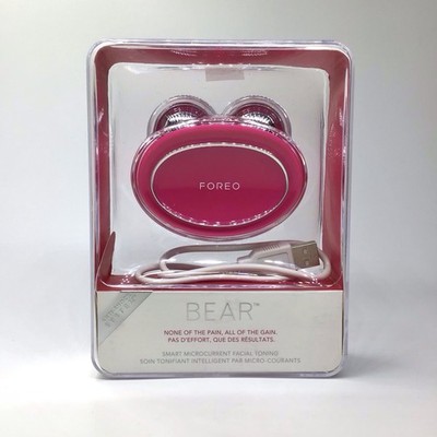 FOREO BEAR Microcurrent Facial Toning Device - Fuchsia / Tester / Read Details