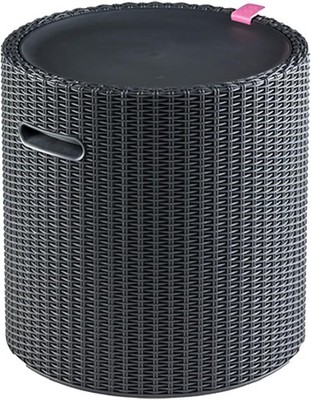 Keter Graphite 3 in 1 Patio Side Table Cooler Ice Chest