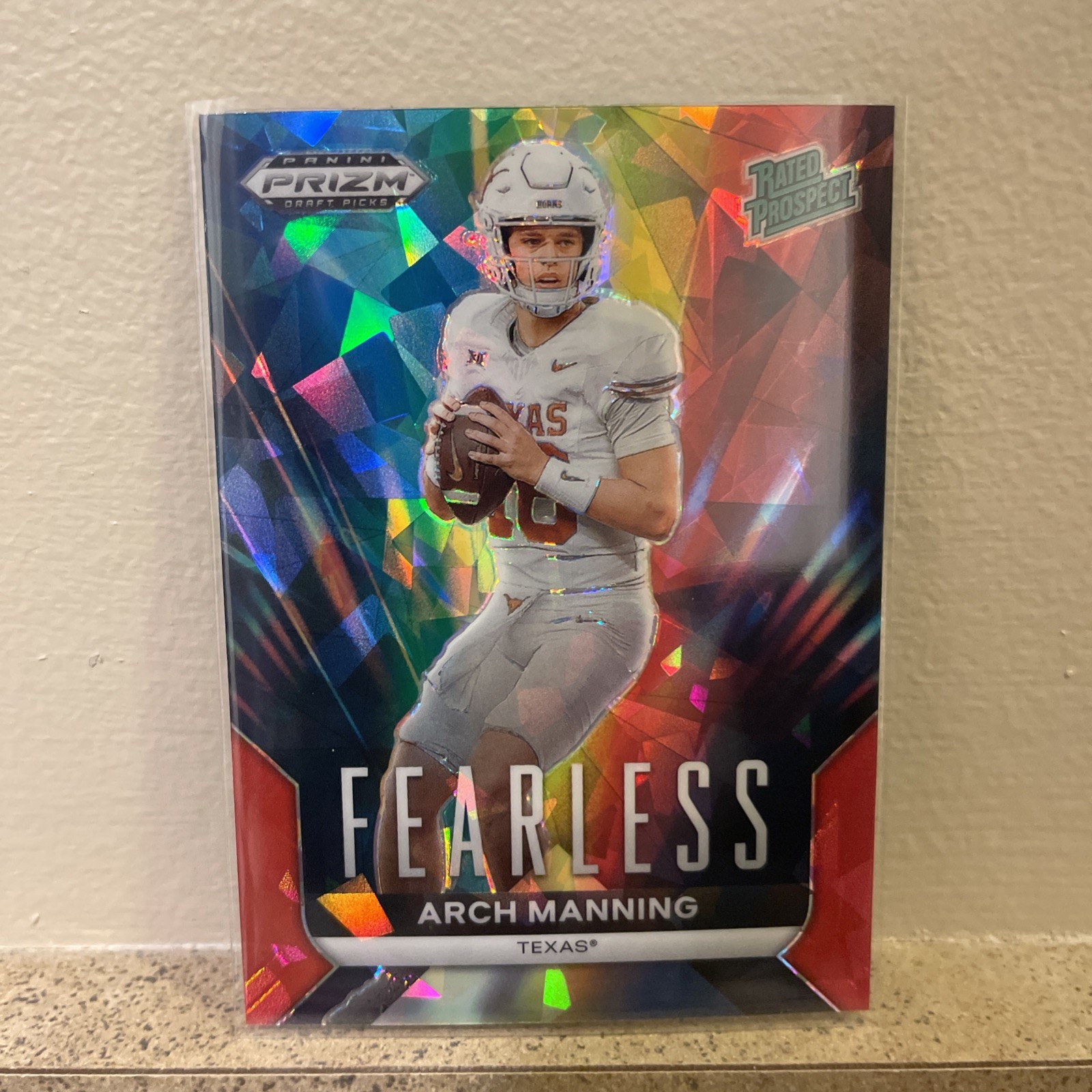 2024 Panini Prizm Draft Picks - Fearless Arch Manning #F-AM Red Ice Prizm (RC)