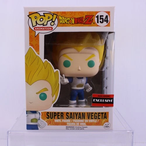 G7 Funko Pop! Vinyl Figure Dragon Ball Z Vegeta AAA Anime Exclusive Super Saiyan
