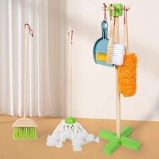 Kids Cleaning Set Broom and Mop Set Housekeeping Play