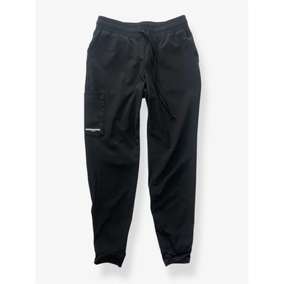 Skechers Scrub Pants Women Size S Black Jogger Cargo Cargo Pocket Barco SKP552