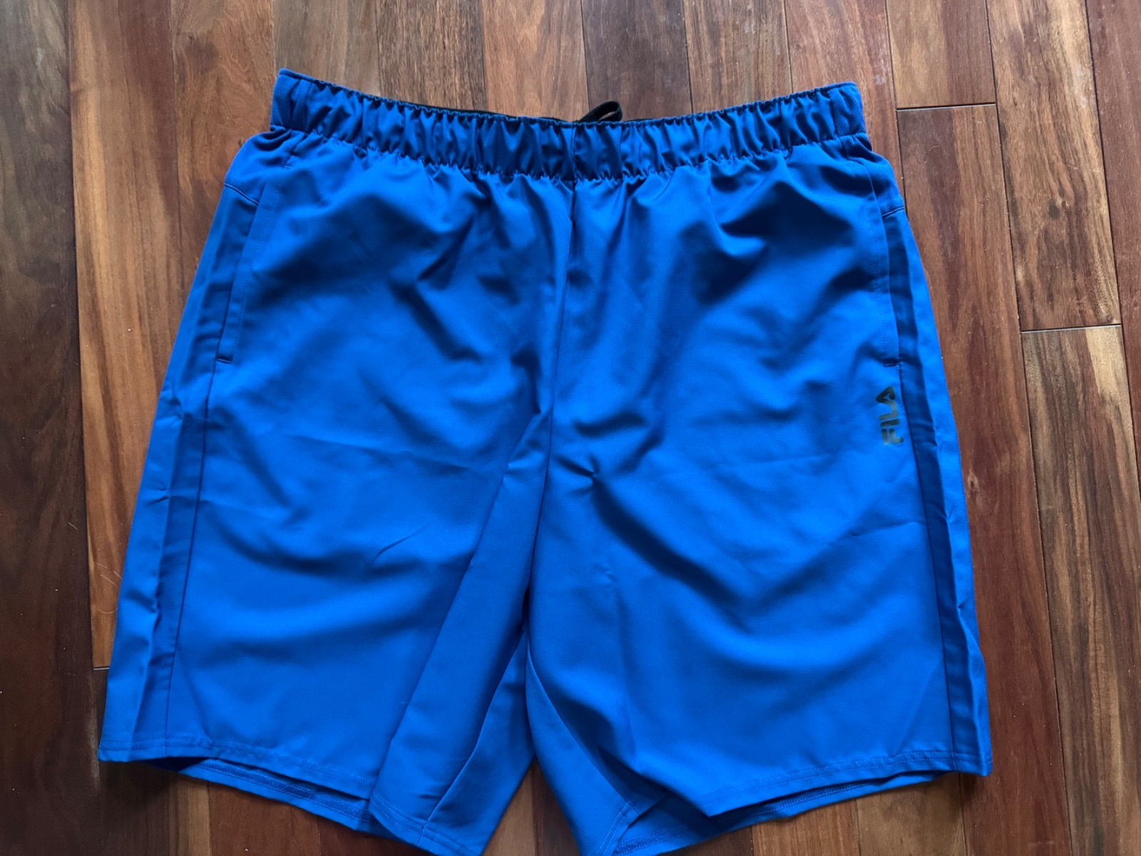 Pantaloncini da allenamento uomo Fila Sport nuovi con etichette con tasche taglia XXL blu