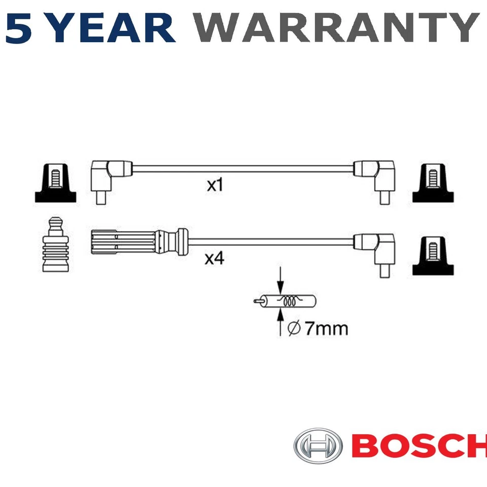 Cables de encendido Bosch para Volvo 940 240 740 2.0 2.1 2.3 271483 Foto 2 de 4
