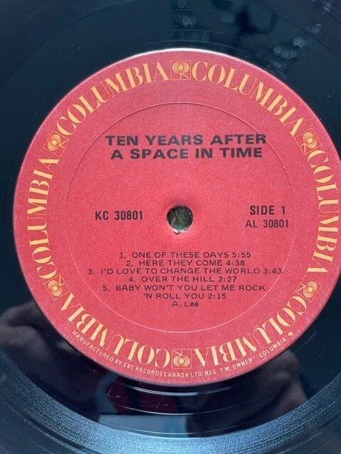 Ten Years After – A Space In Time- Vinyl LP. Columbia. VG+/VG - Image 3 of 4