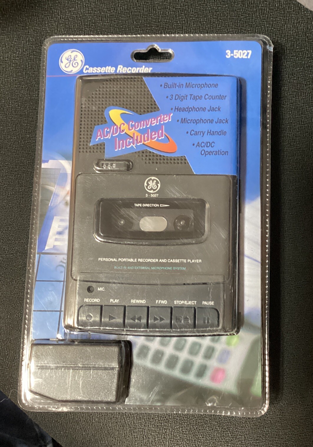 GE Cassette Recorder 35027 NEW in Package! eBay