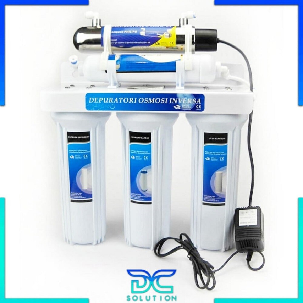 Filtro Acqua Casa 5 Stadi con UV Philips | Sicurezza per i tuoi Figli