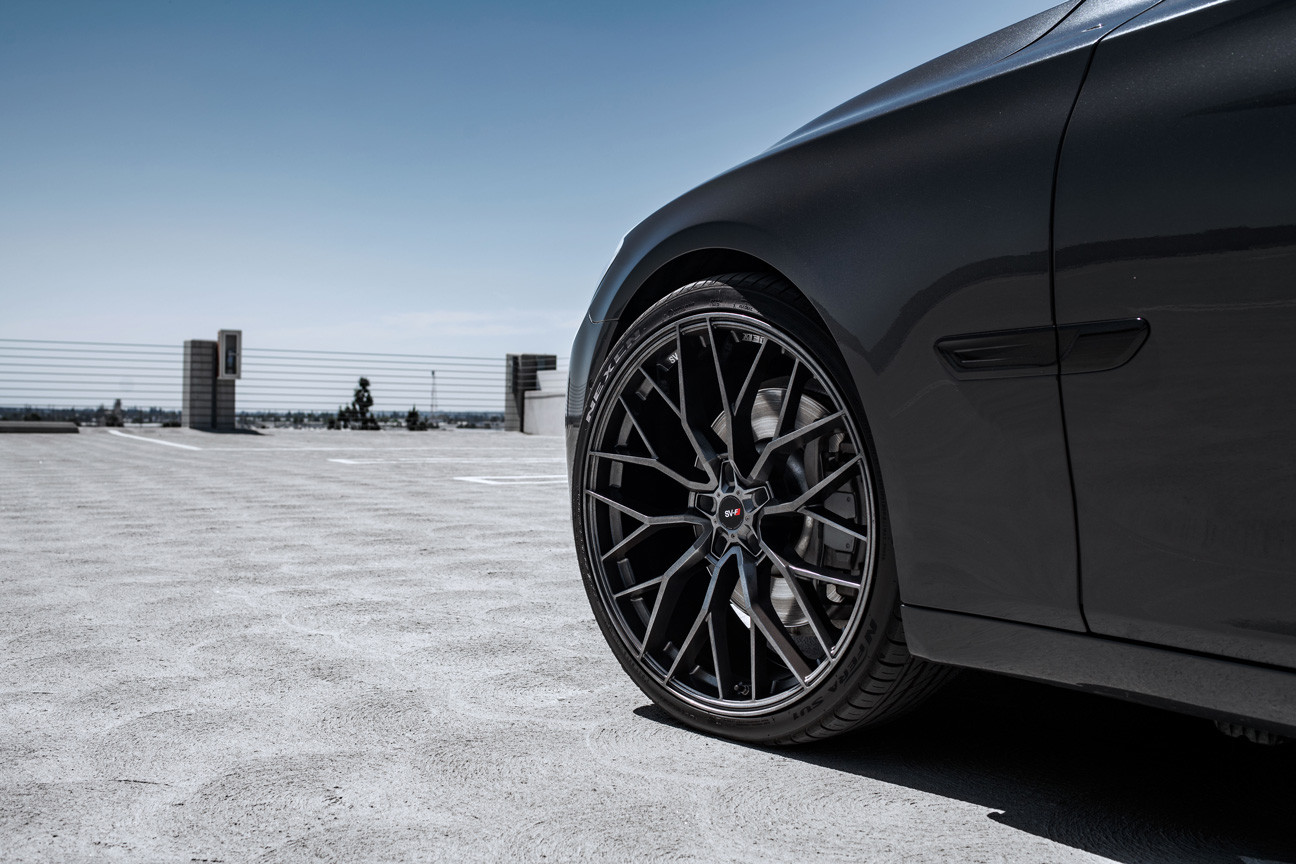 SAVINI 22" SVF-02 GLOSS GRAPHITE CONCAVE WHEEL RIMS FITS BENTLEY CONTINENTAL GT