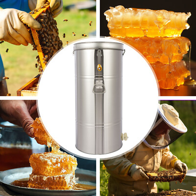 2 Frame Honey Extractor Spinner Centrifuge Equipment Beekeeping Stainless Steel