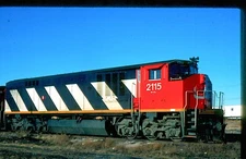 CNR 2115 HR-616, Belleville, ON, 12/84; Kodachrome Original