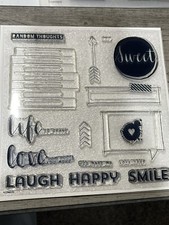 CTMH Stamp Set- Documenting Moments- Everyday Life- Gently Used Live Love Laugh