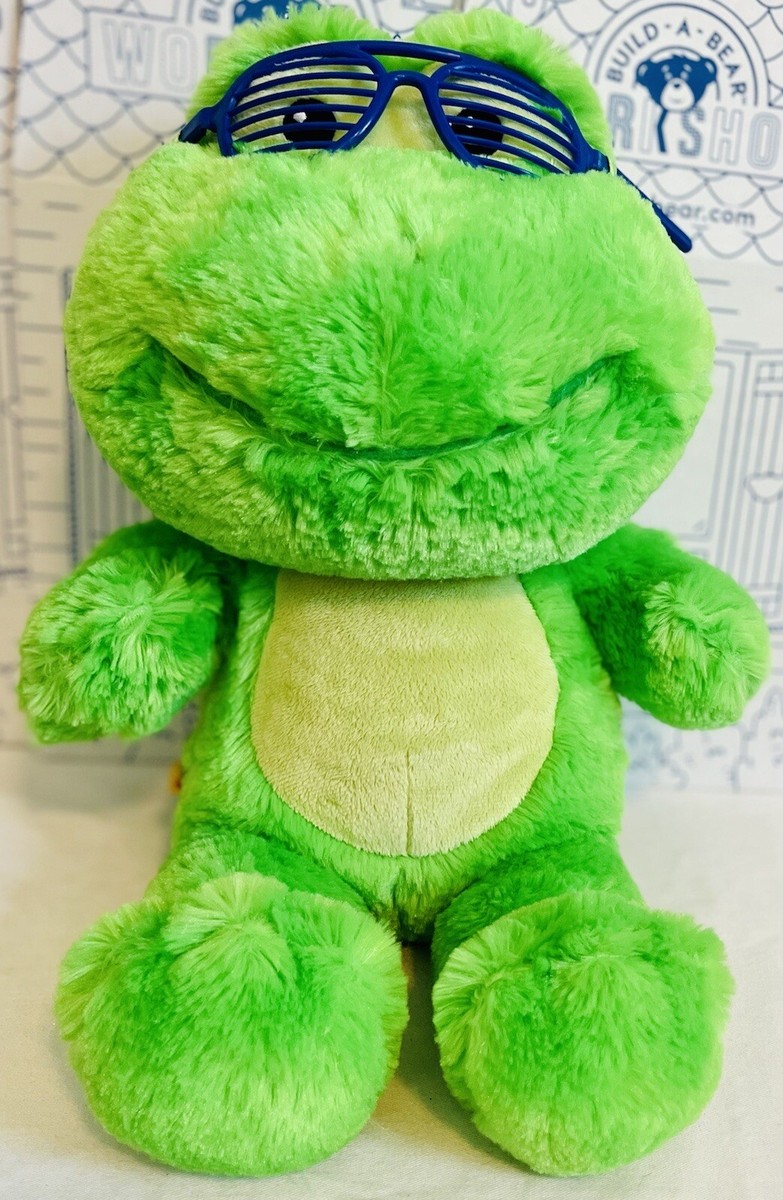 Build A Bear Jazzy Frog Big Head Plush 18