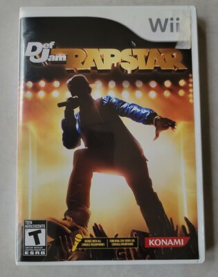 Def Jam Rapstar - Nintendo Wii with manual CIB