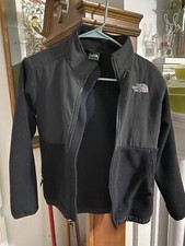 The North Face Jacket Coat Winter Black Denali Outdoors Kids Youth