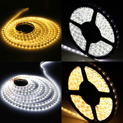 5M LED Strip Stripe Streifen Leiste Lichterkette Rolle 60/M 120/M IP20 IP65 2835