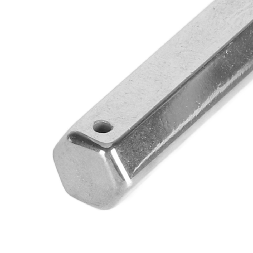 Prismatic Column Terahertz Stone Pendant Unisex Fashionable Rhombus