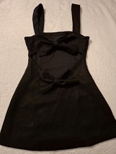 Pretty Little Thing black mini dress