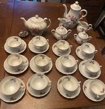 Music box china tea set 30 piece