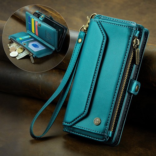 CaseMe For iPhone 16E Luxury Multifunctional Crossbody Wallet Case Skins Cover - Picture 18 of 23