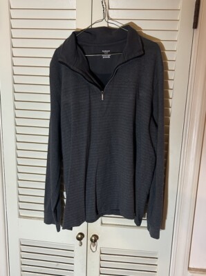Van Heusen Mens Half Zip Pullover Sweater Size XL GRAY | eBay Van Heusen Mens Half Zip Pullover Sweater Size XL GRAY | eBay