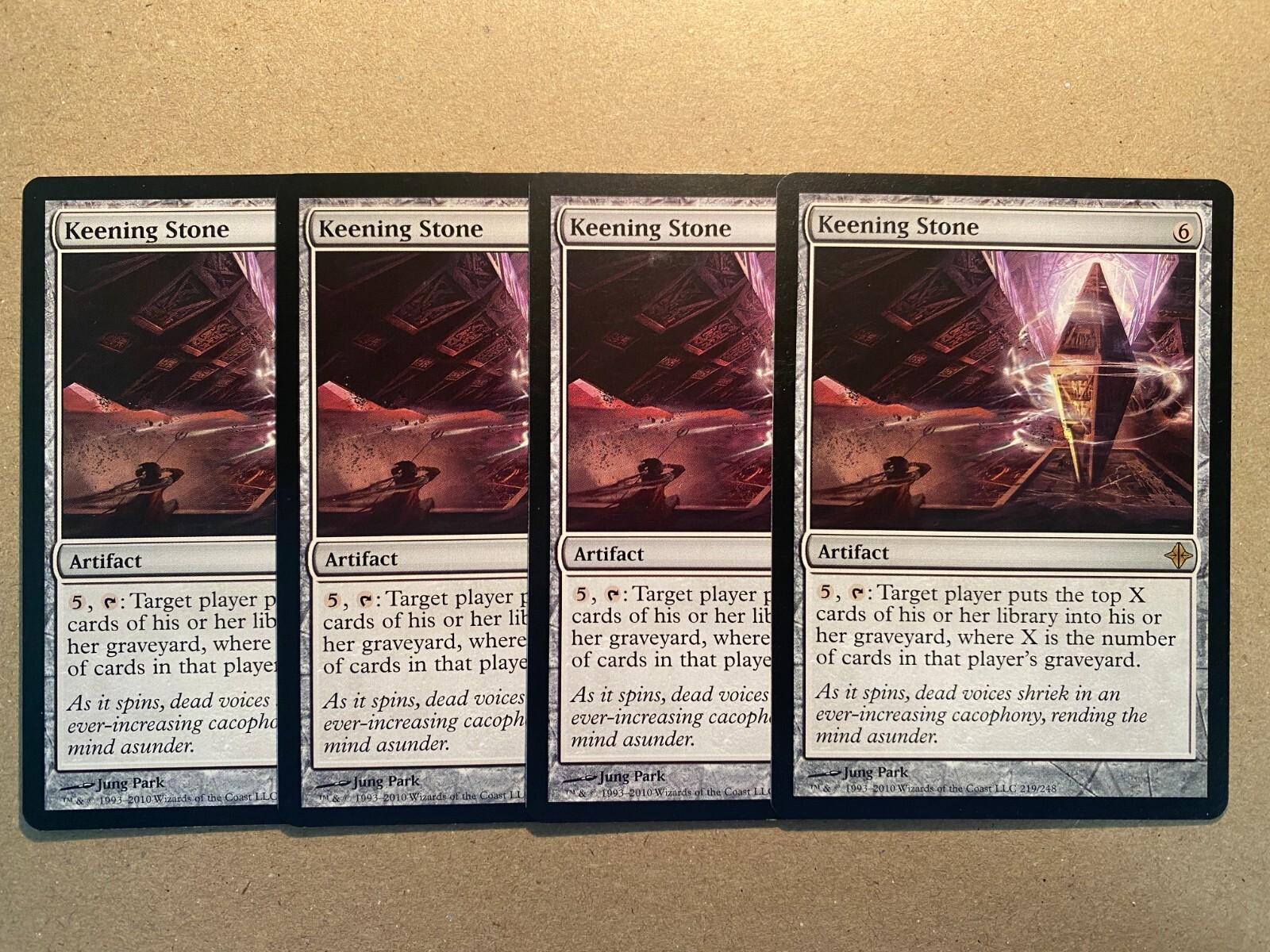 MTG Keening Stone x4 Modern Magic Rise of the Eldrazi Near Mint x4