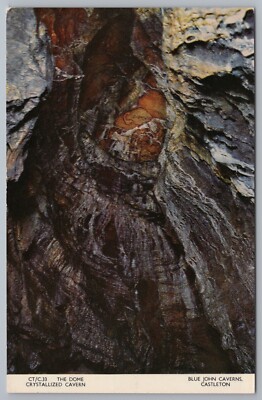 Postkarte Castleton Blue John Caverns The Dome High Peak District unbesendet
