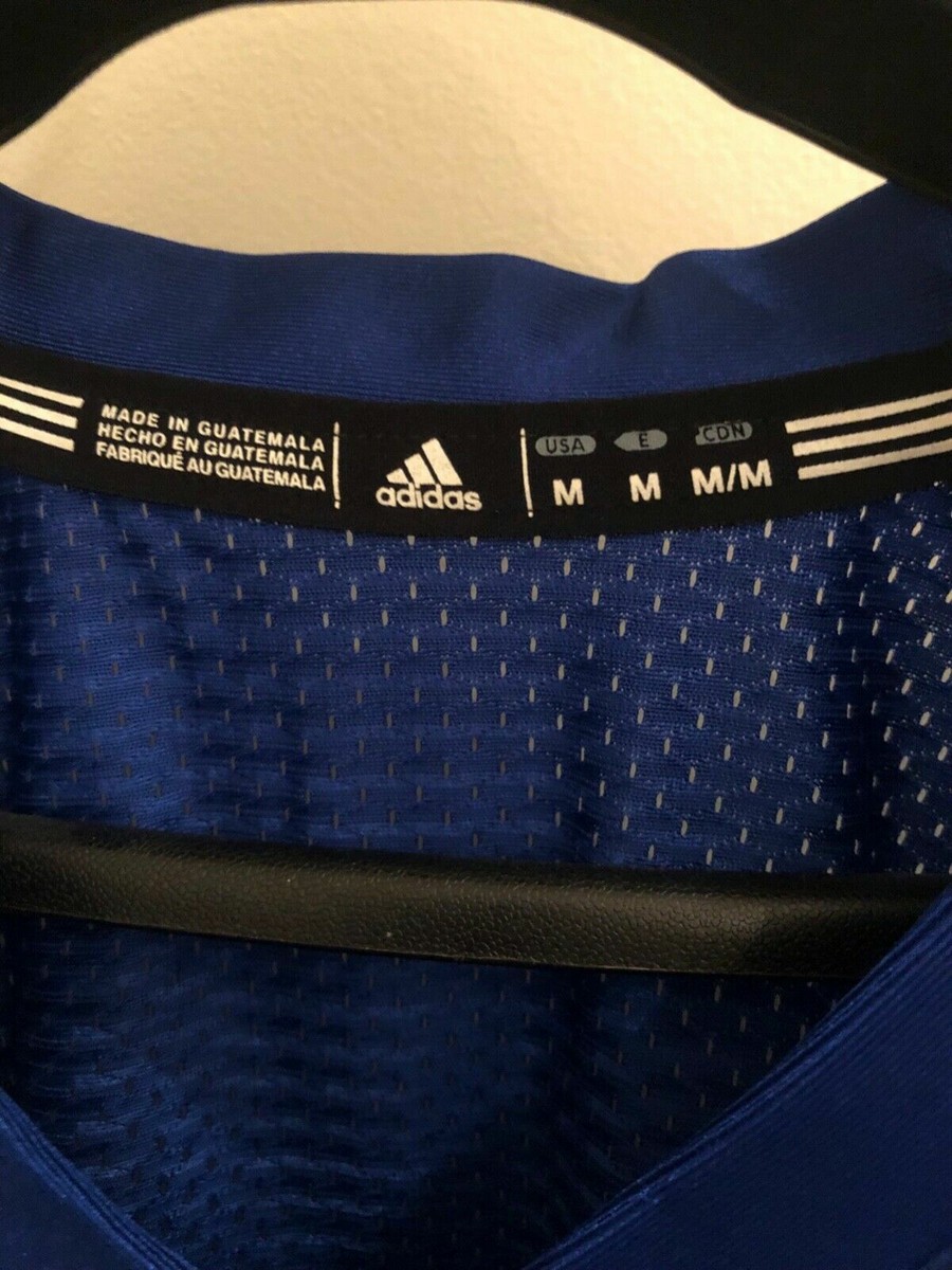 Adidas Adult Climacool Football Jersey Royal Blue White Size