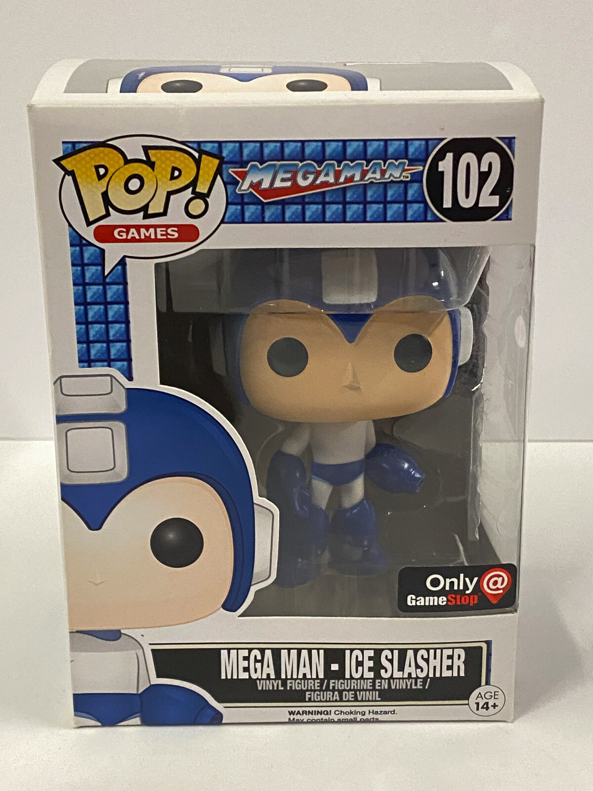 Sale Funko Pop! Vinyl: Mega Man - Ice Slasher #102! Gamestop Exclusive!
