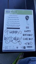 Stampin' Up Photopolymer Set Age Awareness RETIRED