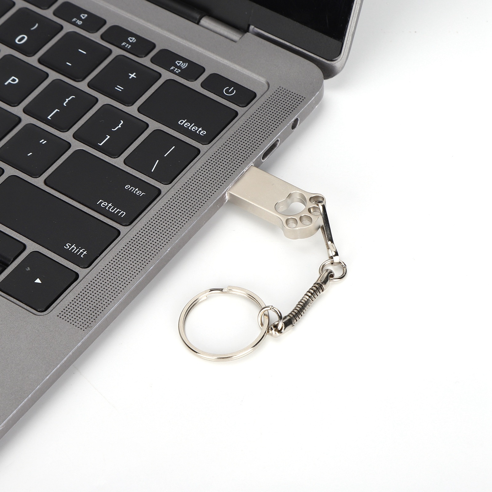 Portable USB Flash Drive with Keychain Large Storage U Disk  -image