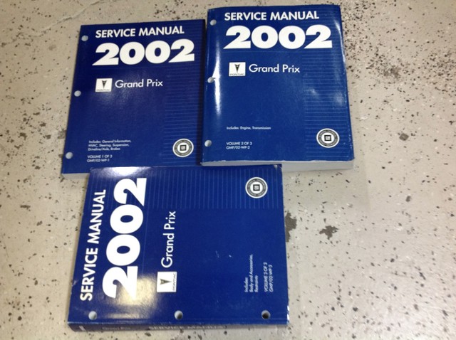 2002 pontiac grand prix repair manual
