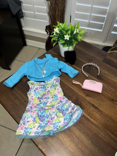 American Girl Doll Truly Me Sparkle & Shine meet outfit And Accessories - Picture 2 of 3